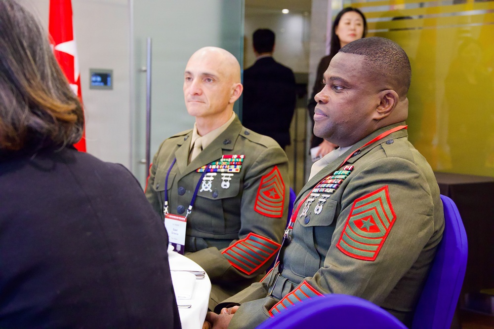 U.S. Marines participate in ROK Marine Corps Symposium