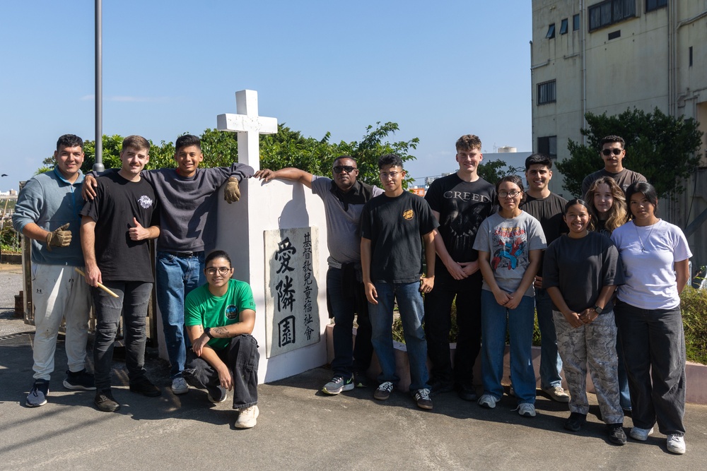 MAG-36 Marine clean up Ai Rin Childrens Home