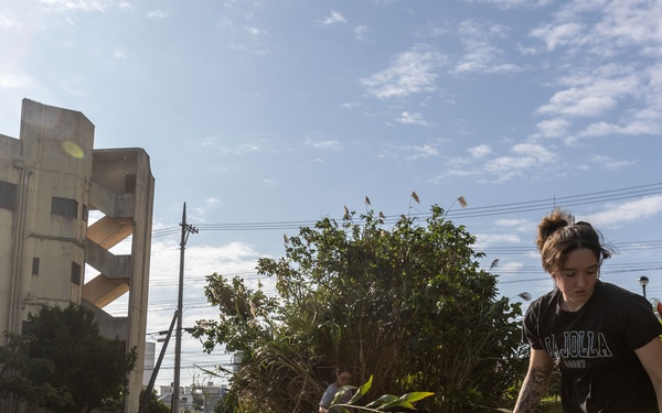 MAG-36 Marine clean up Ai Rin Childrens Home