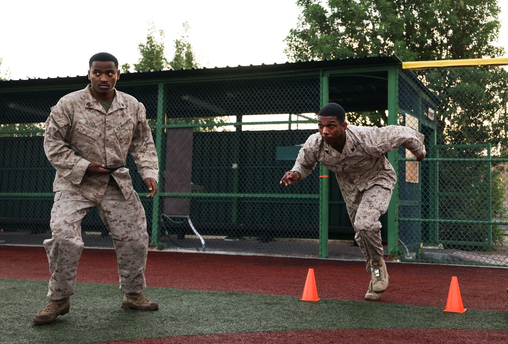 TF 51/5th MEB conducts combat fitness test