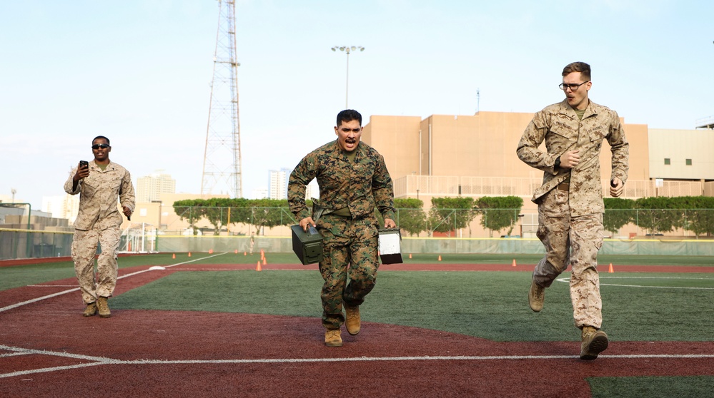 TF 51/5th MEB conducts combat fitness test