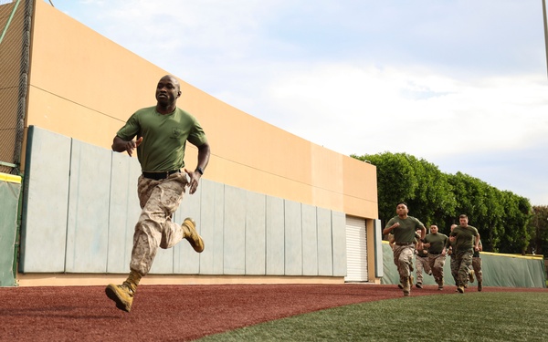 TF 51/5th MEB conducts combat fitness test