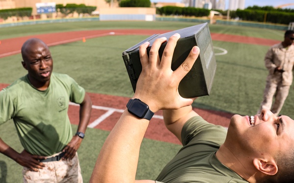 TF 51/5th MEB conducts combat fitness test