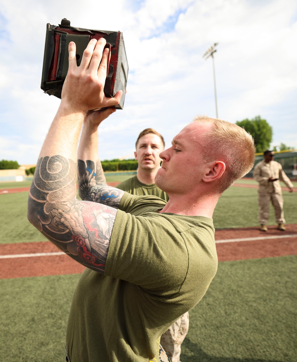 TF 51/5th MEB conducts combat fitness test