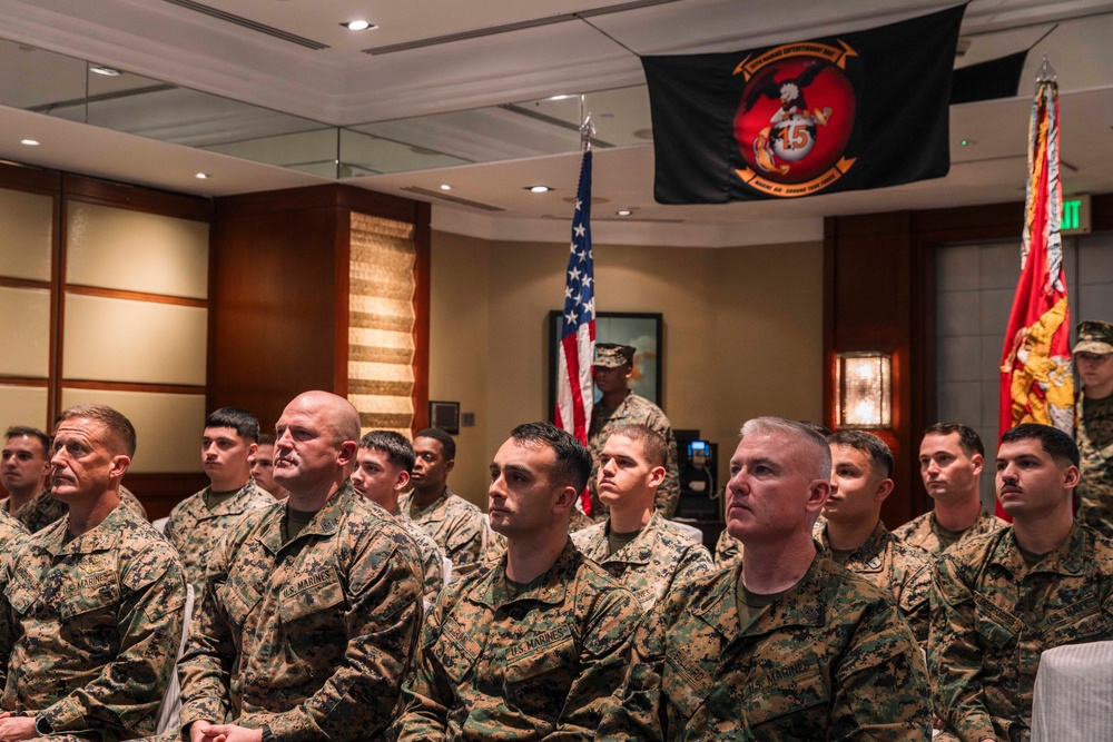President Donald J. Trump Speaks to MRF-SEA Marines during Christmas Morale Call