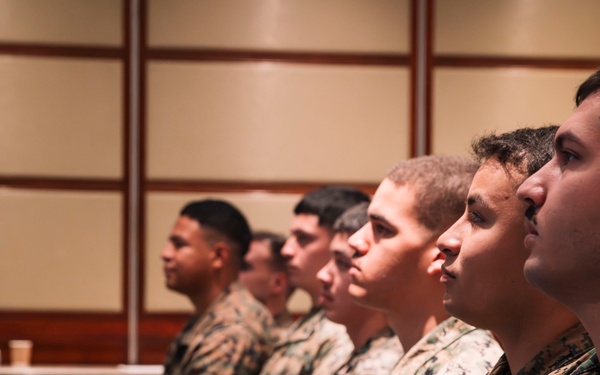 President Donald J. Trump Speaks to MRF-SEA Marines during Christmas Morale Call