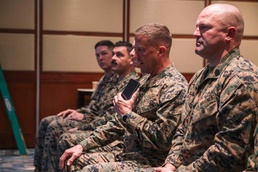 President Donald J. Trump Speaks to MRF-SEA Marines during Christmas Morale Call