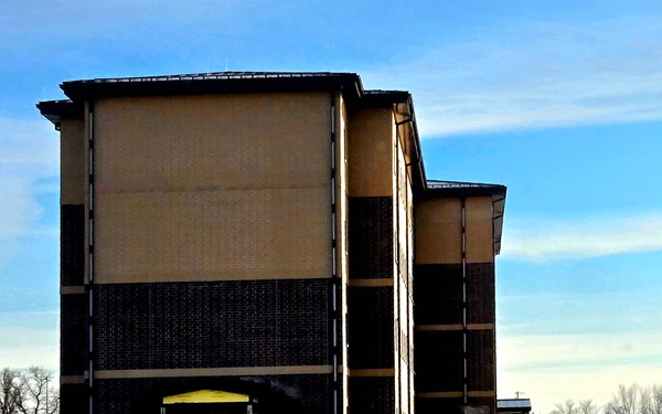 December 2025 construction operations for East Barracks Project at Fort McCoy