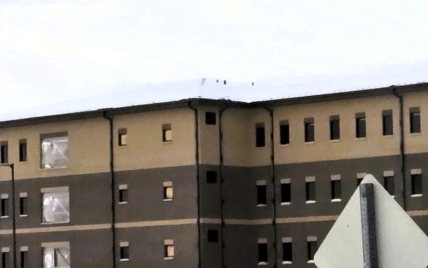 December 2025 construction operations for East Barracks Project at Fort McCoy