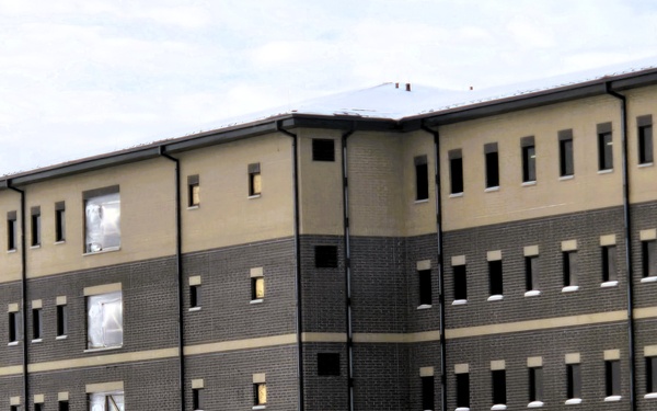 December 2025 construction operations for East Barracks Project at Fort McCoy