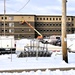 December 2025 construction operations for East Barracks Project at Fort McCoy