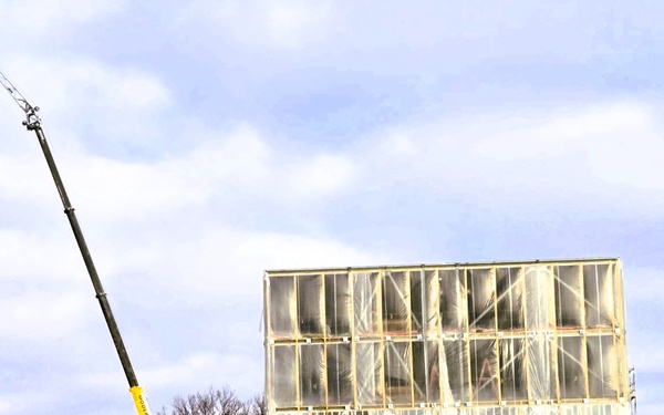 December 2025 construction operations for fiscal year 2024-funded $55.75 million Collective Training Officers Quarters Project at Fort McCoy