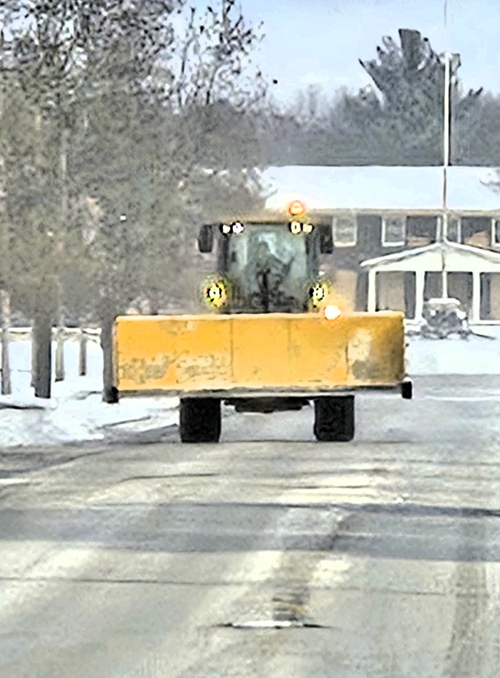Fort McCoy snow-removal team gets to work during December 2024 snowfall events