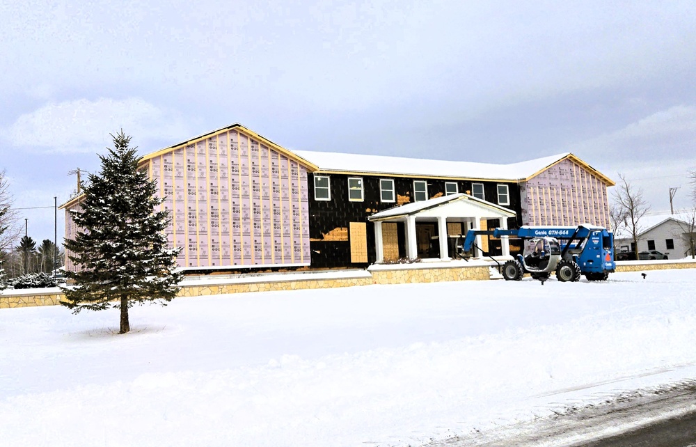 U.S. Army Garrison-Fort McCoy Headquarters building renovation under way