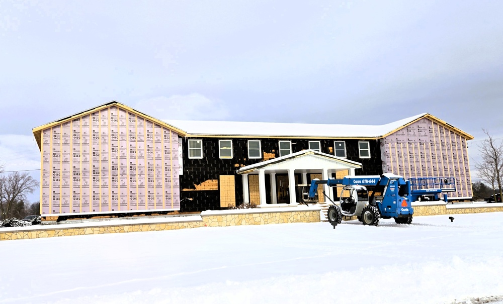 U.S. Army Garrison-Fort McCoy Headquarters building renovation under way