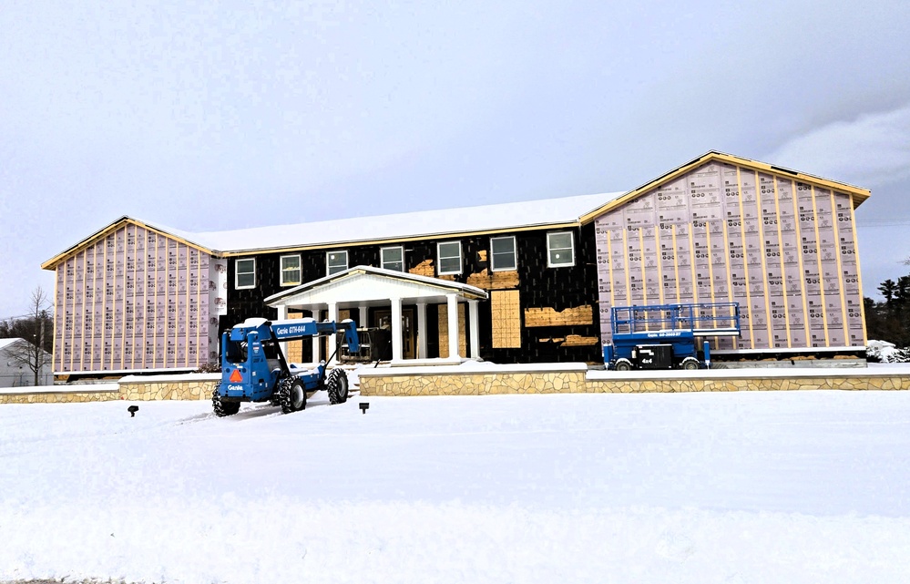U.S. Army Garrison-Fort McCoy Headquarters building renovation under way