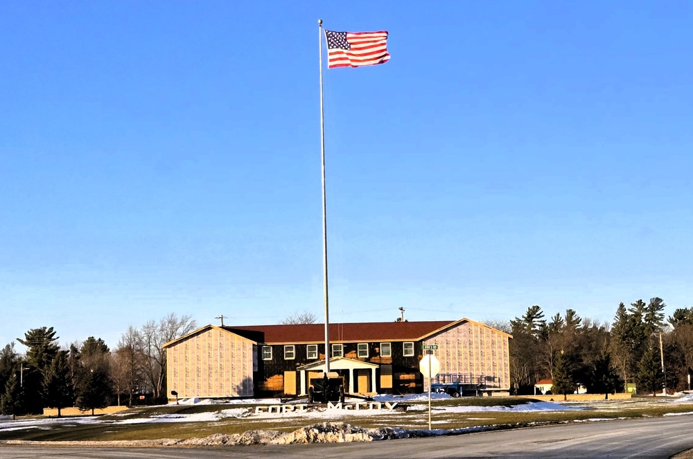 U.S. Army Garrison-Fort McCoy Headquarters building renovation under way