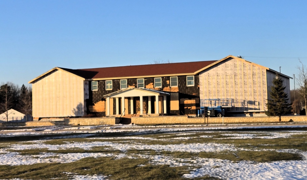 U.S. Army Garrison-Fort McCoy Headquarters building renovation under way