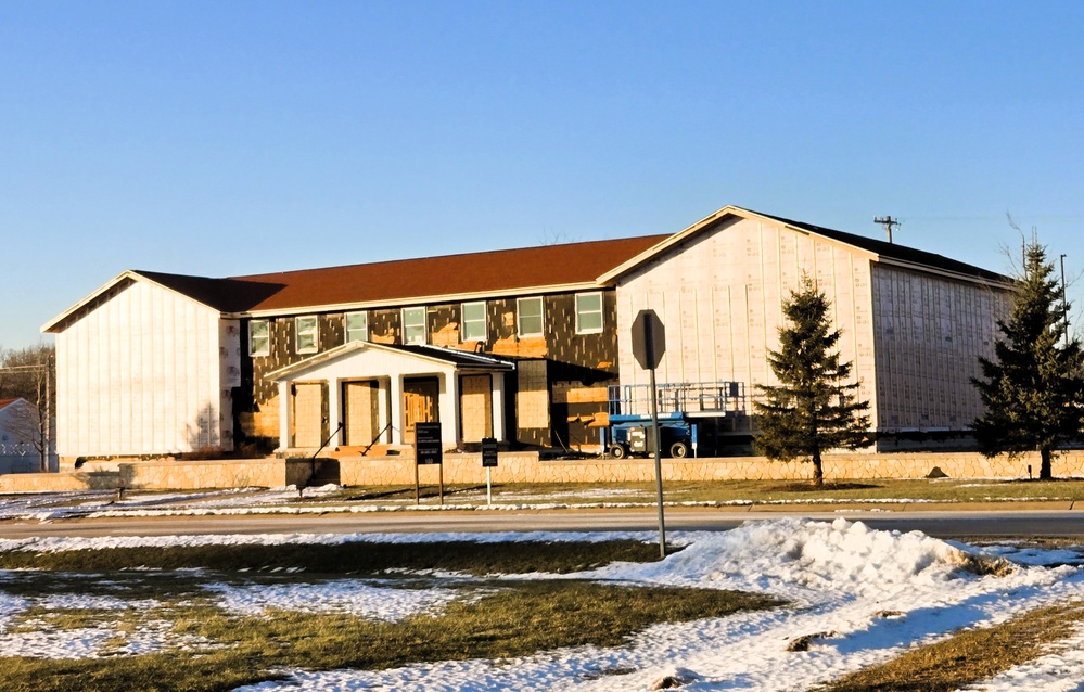 U.S. Army Garrison-Fort McCoy Headquarters building renovation under way
