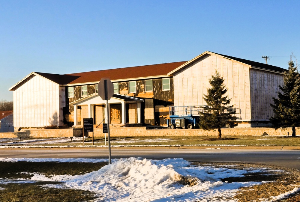 U.S. Army Garrison-Fort McCoy Headquarters building renovation under way