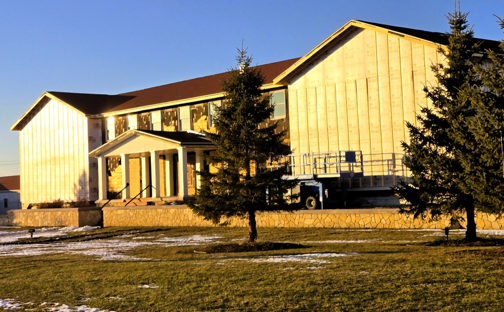 U.S. Army Garrison-Fort McCoy Headquarters building renovation under way