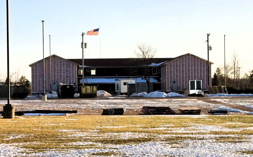 U.S. Army Garrison-Fort McCoy Headquarters building renovation under way