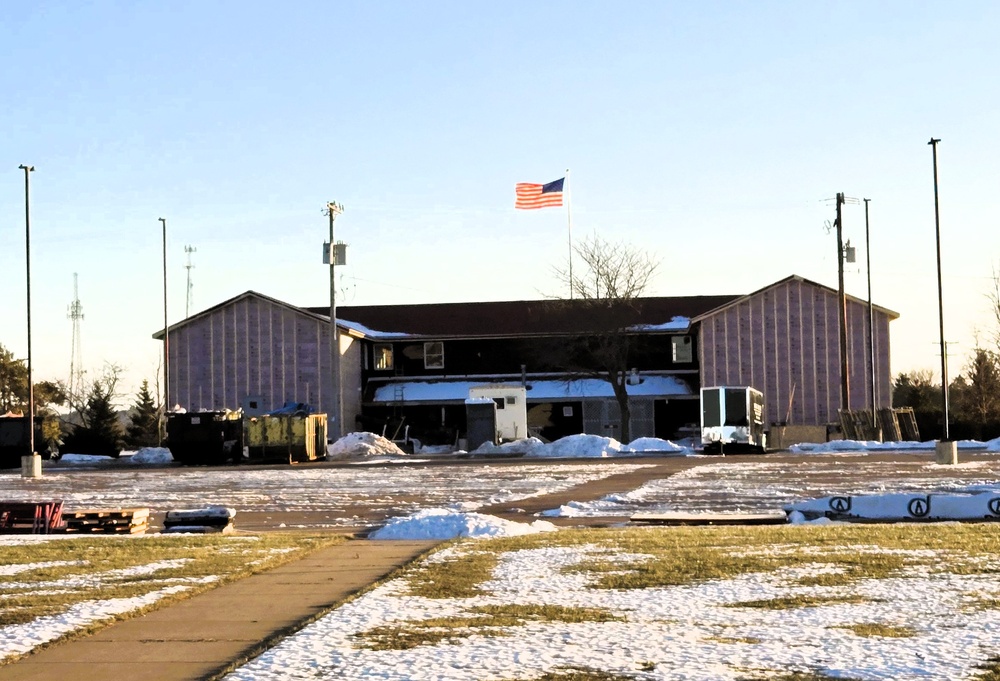 U.S. Army Garrison-Fort McCoy Headquarters building renovation under way