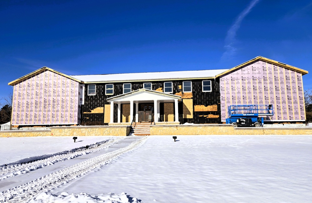 U.S. Army Garrison-Fort McCoy Headquarters building renovation under way
