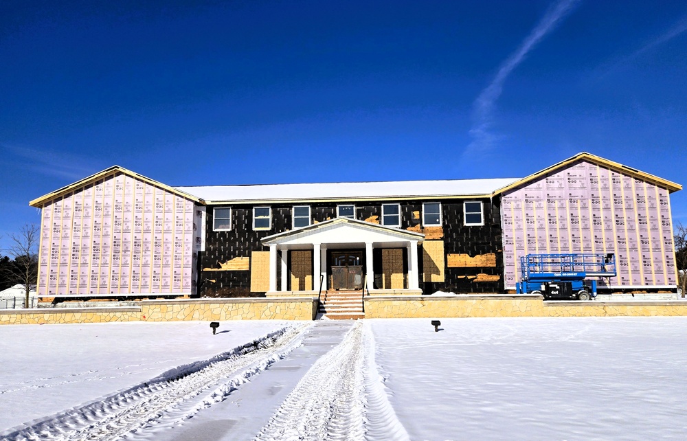 U.S. Army Garrison-Fort McCoy Headquarters building renovation under way