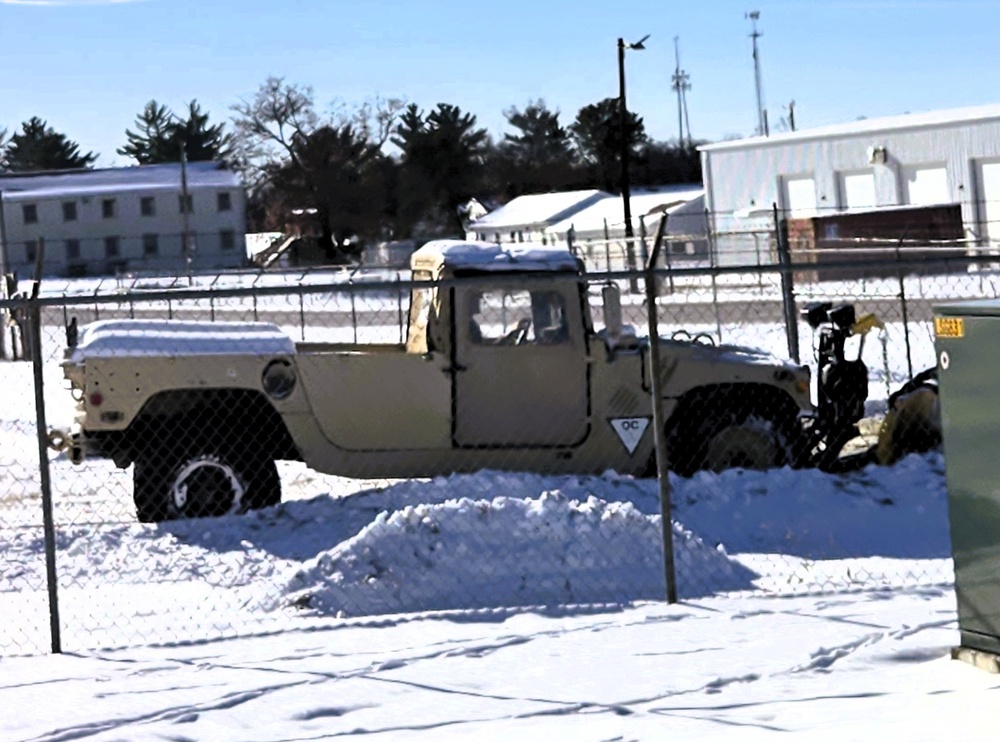 Fort McCoy snow-removal team gets to work during December 2024 snowfall events