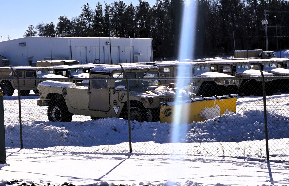 Fort McCoy snow-removal team gets to work during December 2024 snowfall events
