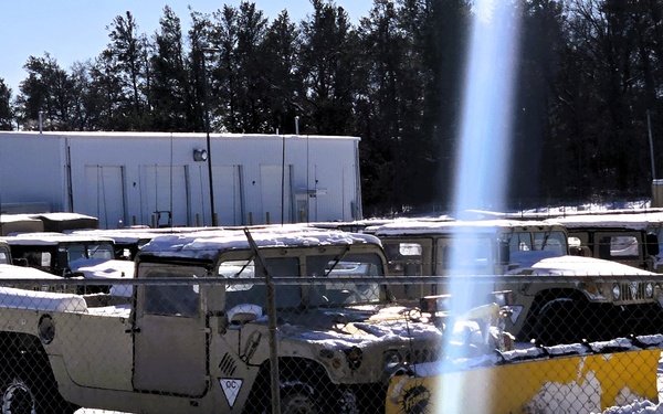 Fort McCoy snow-removal team gets to work during December 2024 snowfall events