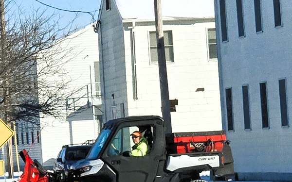 Fort McCoy snow-removal team gets to work during December 2024 snowfall events