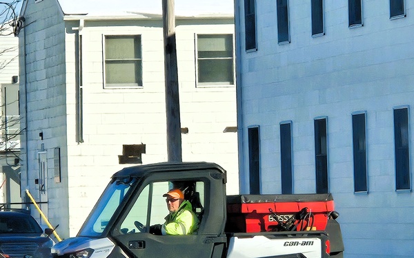 Fort McCoy snow-removal team gets to work during December 2024 snowfall events