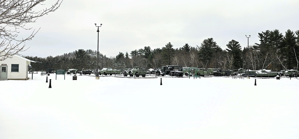 Winter views at Fort McCoy's Commemorative Area