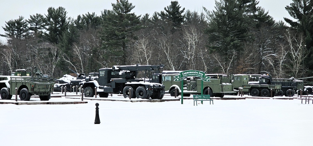 Winter views at Fort McCoy's Commemorative Area