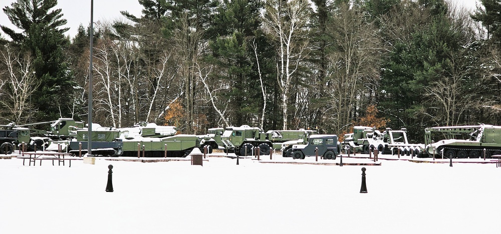 Winter views at Fort McCoy's Commemorative Area