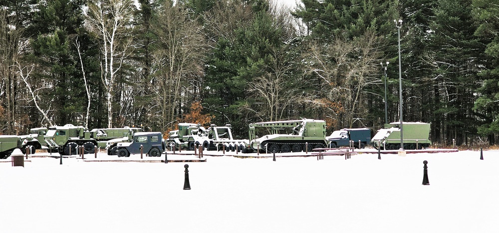 Winter views at Fort McCoy's Commemorative Area