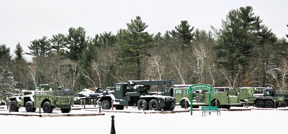 Winter views at Fort McCoy's Commemorative Area