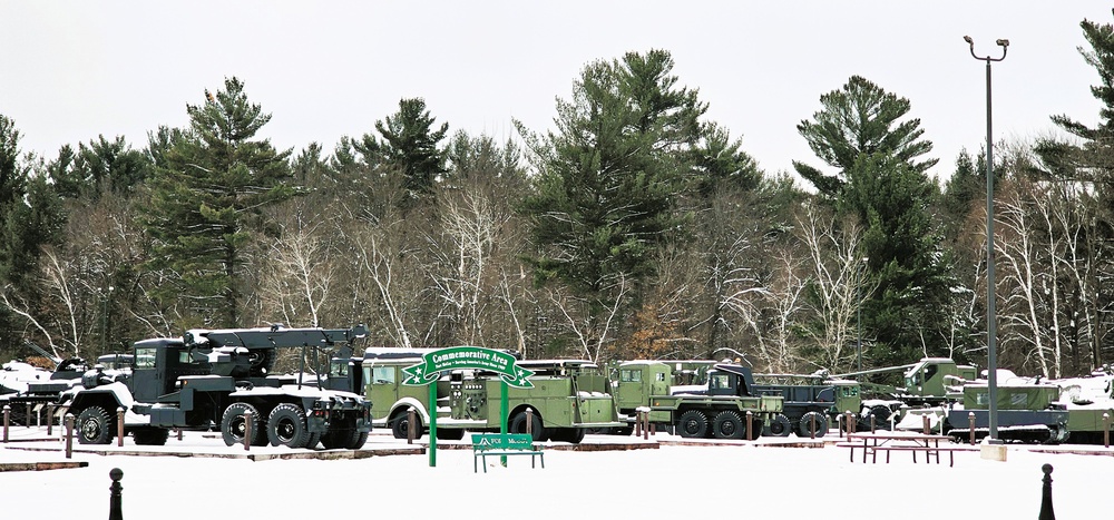 Winter views at Fort McCoy's Commemorative Area