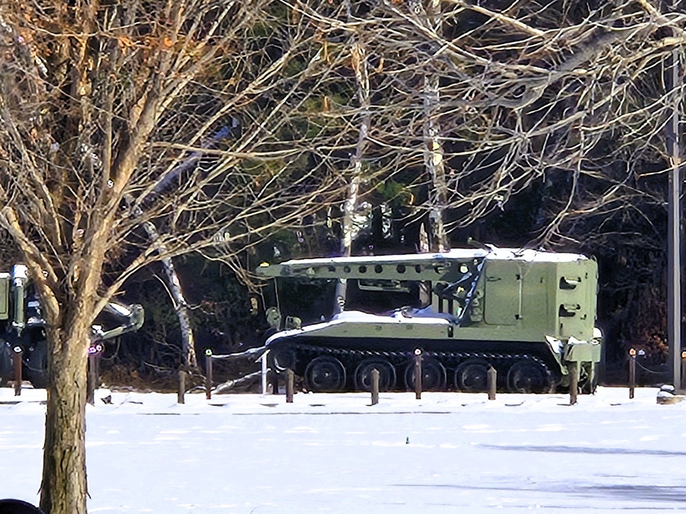 Winter views at Fort McCoy's Commemorative Area