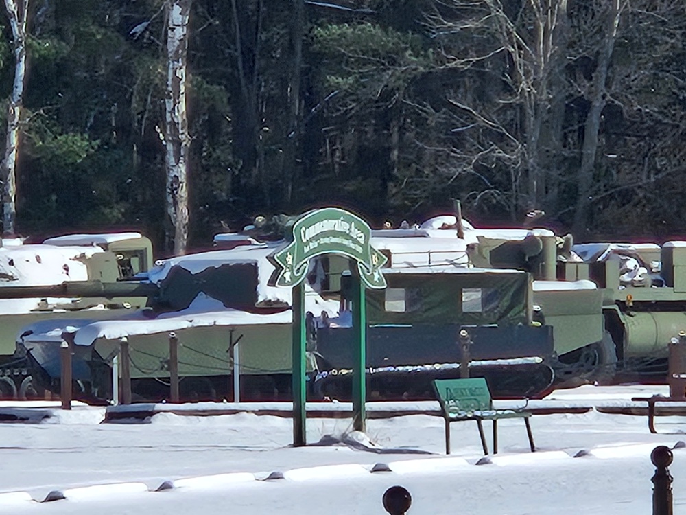 Winter views at Fort McCoy's Commemorative Area