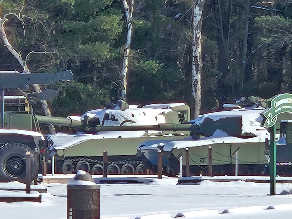 Winter views at Fort McCoy's Commemorative Area