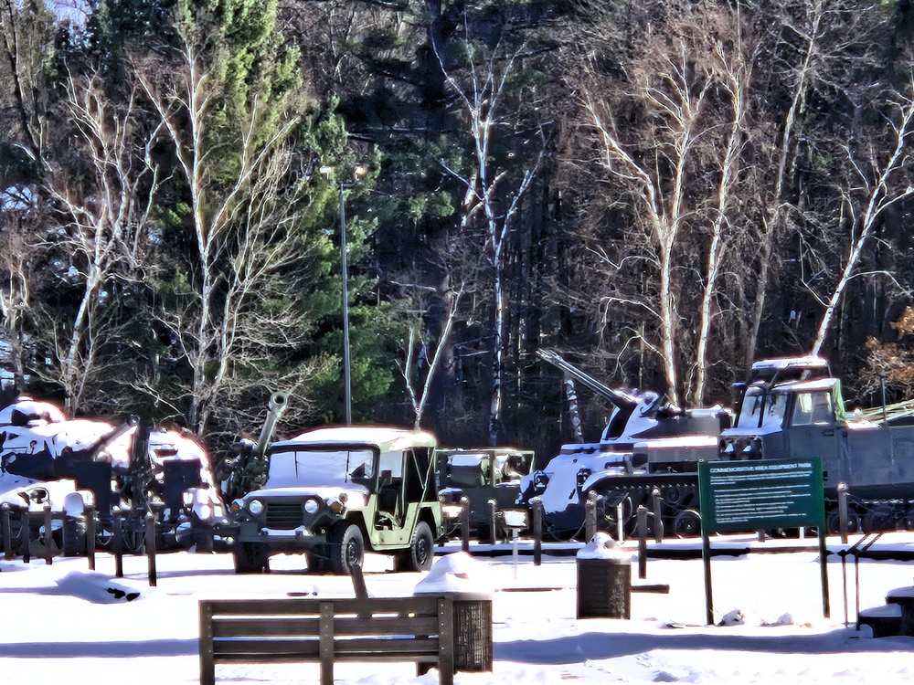 Winter views at Fort McCoy's Commemorative Area