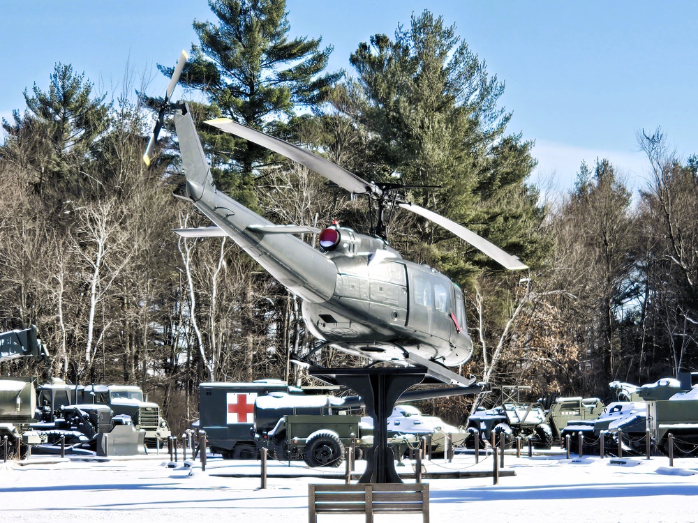 Winter views at Fort McCoy's Commemorative Area
