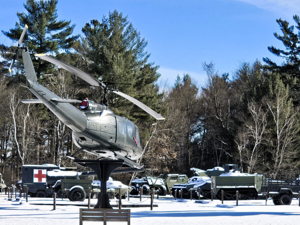 Winter views at Fort McCoy's Commemorative Area