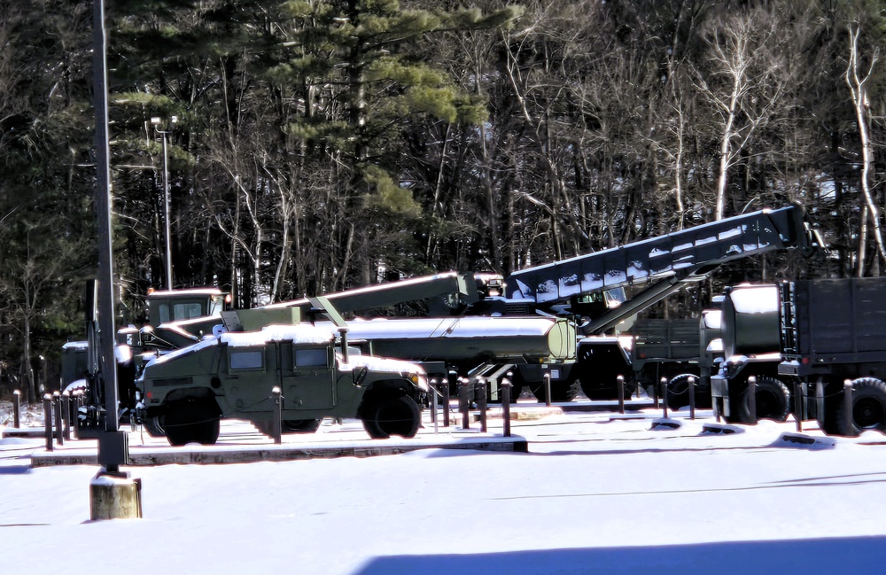 Winter views at Fort McCoy's Commemorative Area