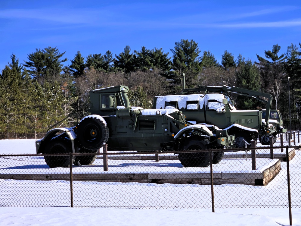 Winter views at Fort McCoy's Commemorative Area