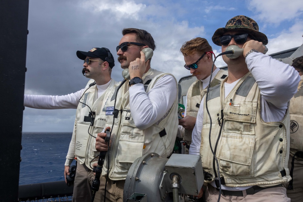 Abraham Lincoln conducts routine operations