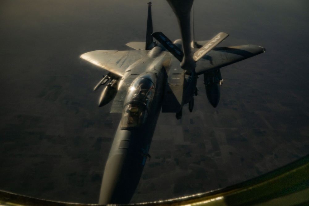 Aerial Refueling Strike Eagles